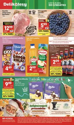 Podgląd Delikatesy Centrum gazetka ważny od 08.10.2026