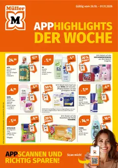 Vorschau Müller Flugblatt gültig ab 26.10.2026