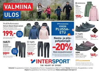Esikatselu Intersport tarjoukset voimassa alkaen 24/10/2026