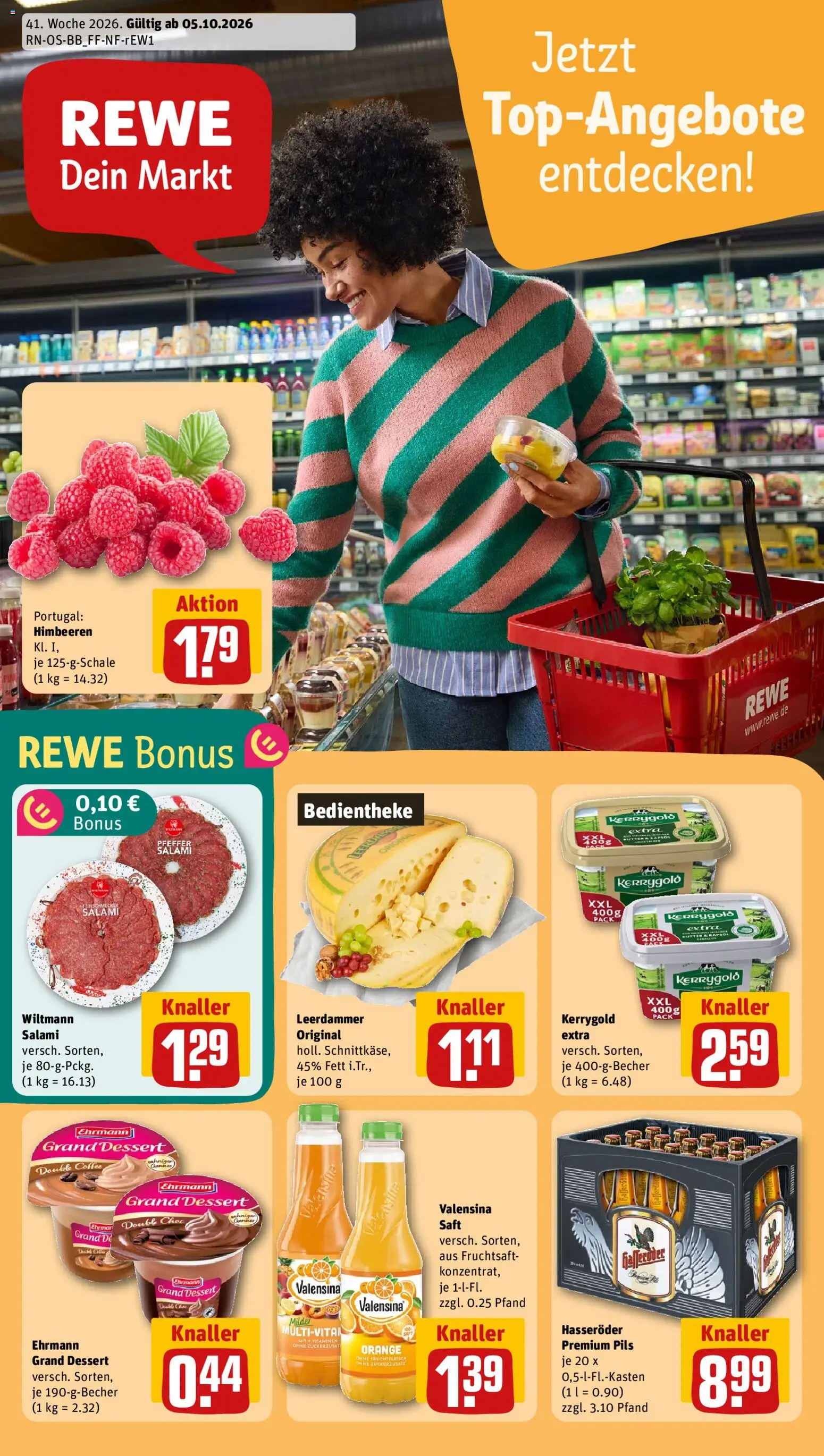 Rewe Prospekt - Seite 1 - gültig ab 05.10.2026