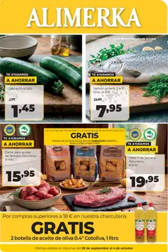 Vista previa del folleto Alimerka folleto válido desde 28/09/2026