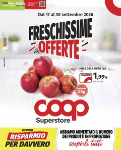 Anteprima COOP volantino valida dal 17/09/2026