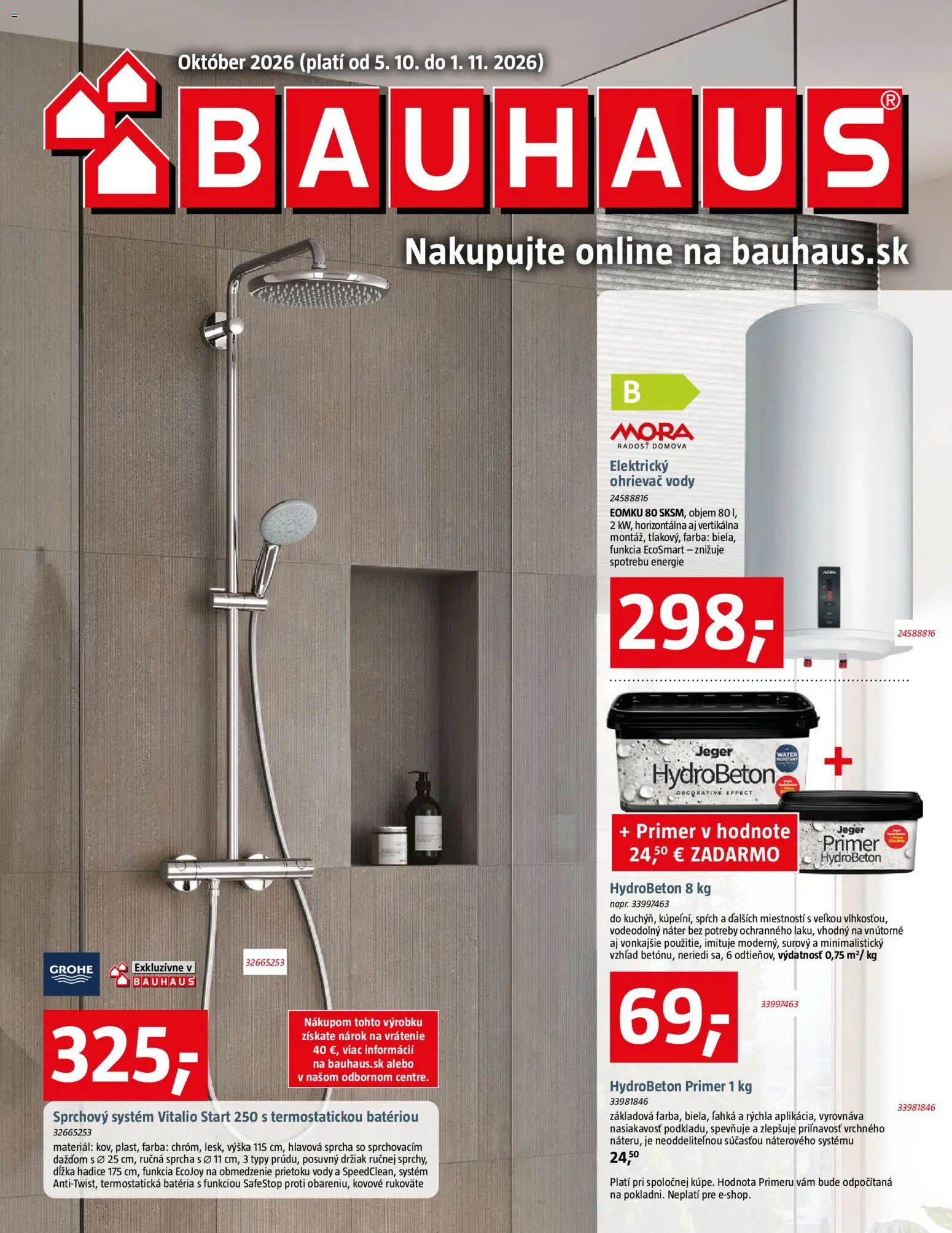 Bauhaus leták - strana 1- platný od 05.10.2026