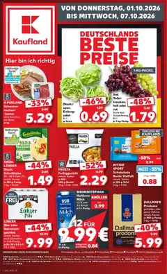 Vorschau Kaufland Prospekt gültig ab 01.10.2026