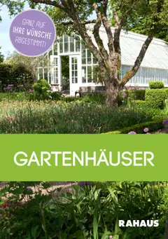 Vorschau Prospekt Gartenhäuser gültig ab 01.09.2022