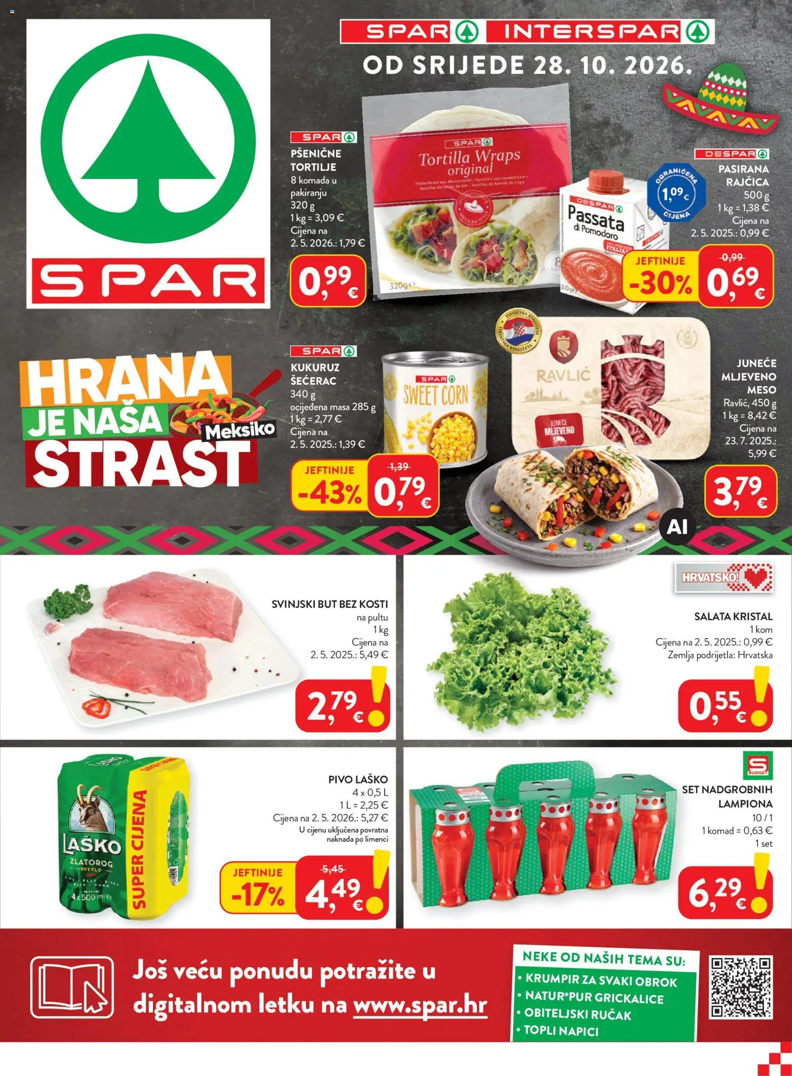 Spar Katalog - stranica 1- važeći od 28.10.2026