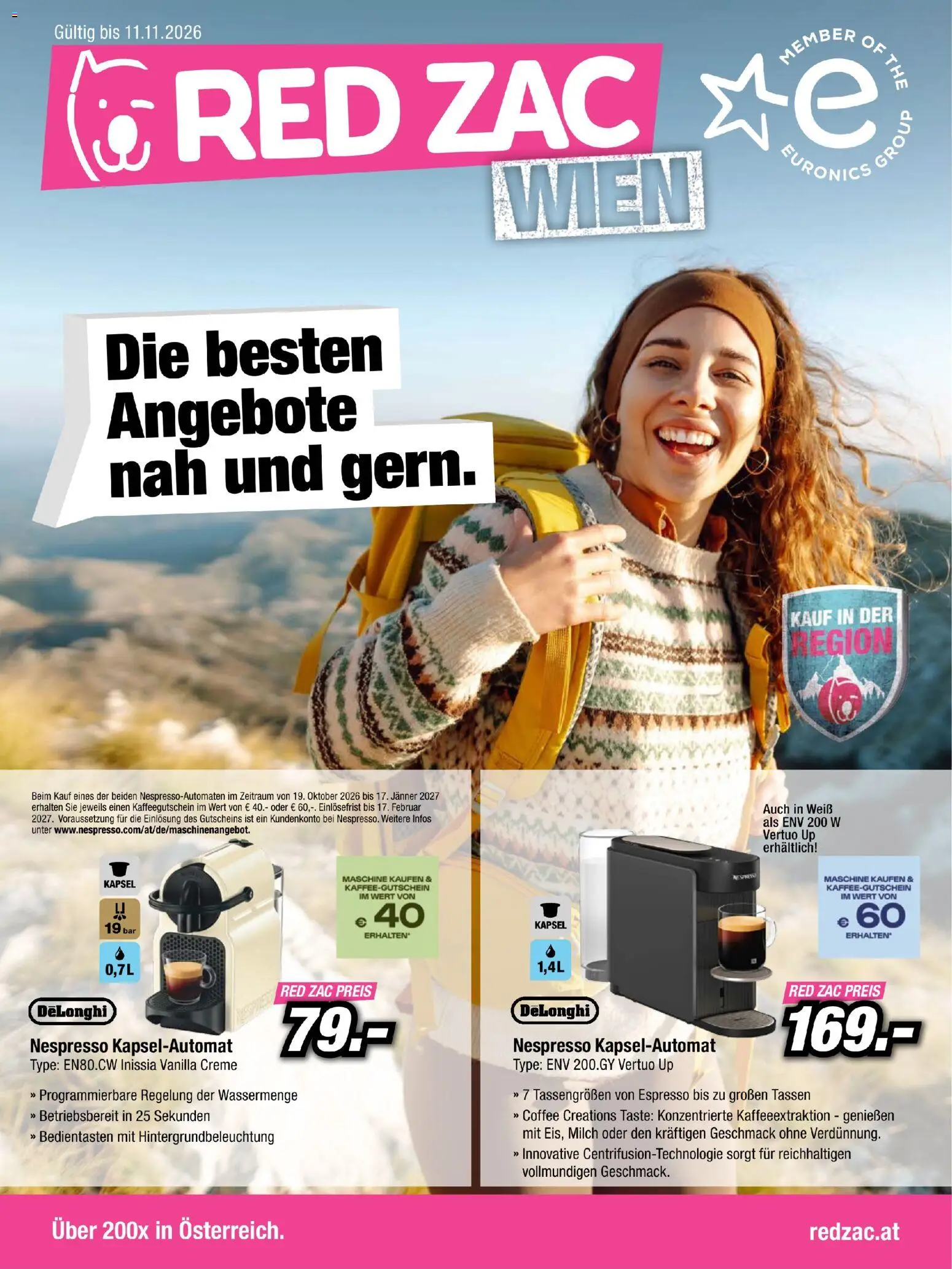 RED ZAC Flugblatt - page 1- valid from 25.10.2026