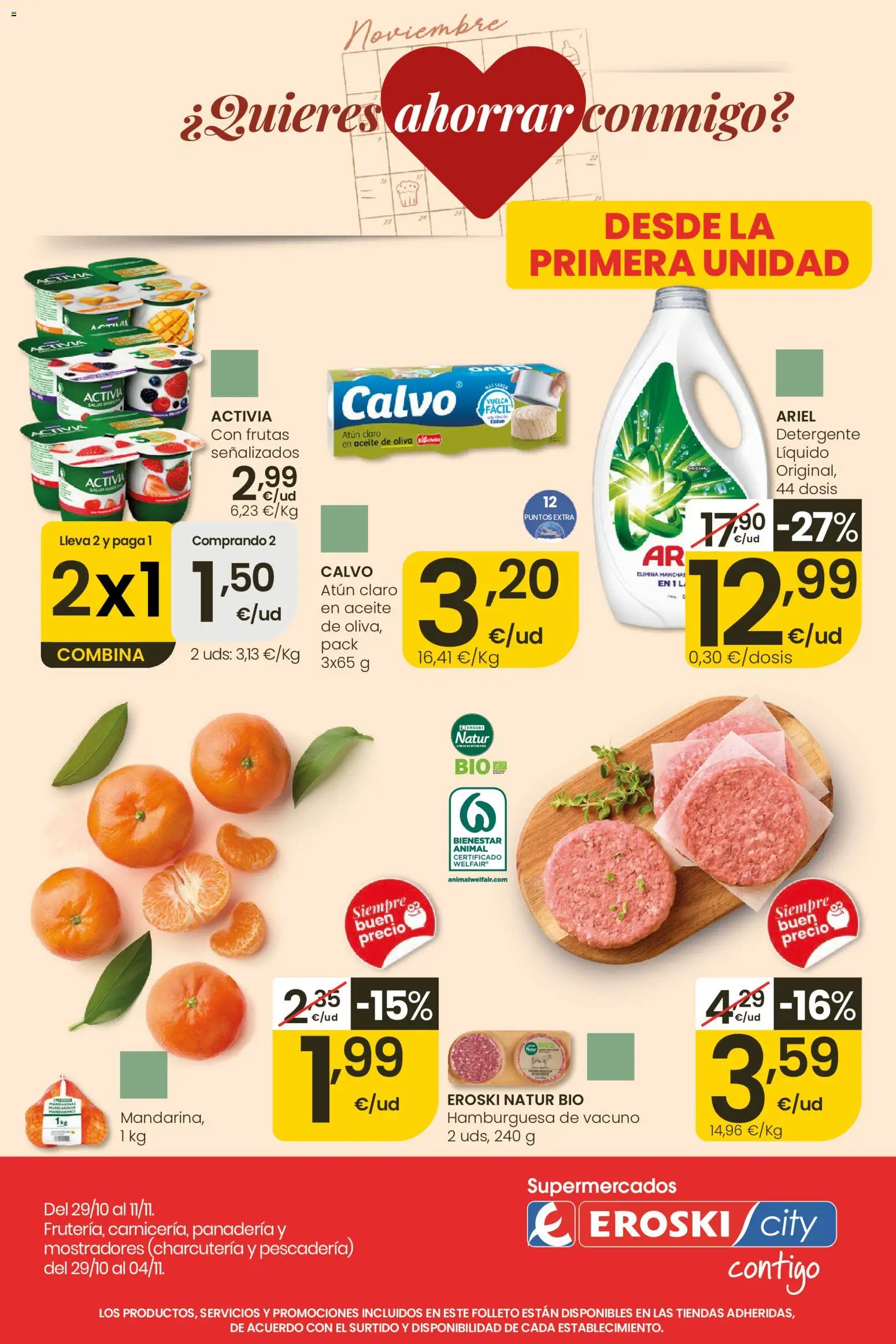 Eroski folleto - Página de 1 - Válido desde 29/10/2026