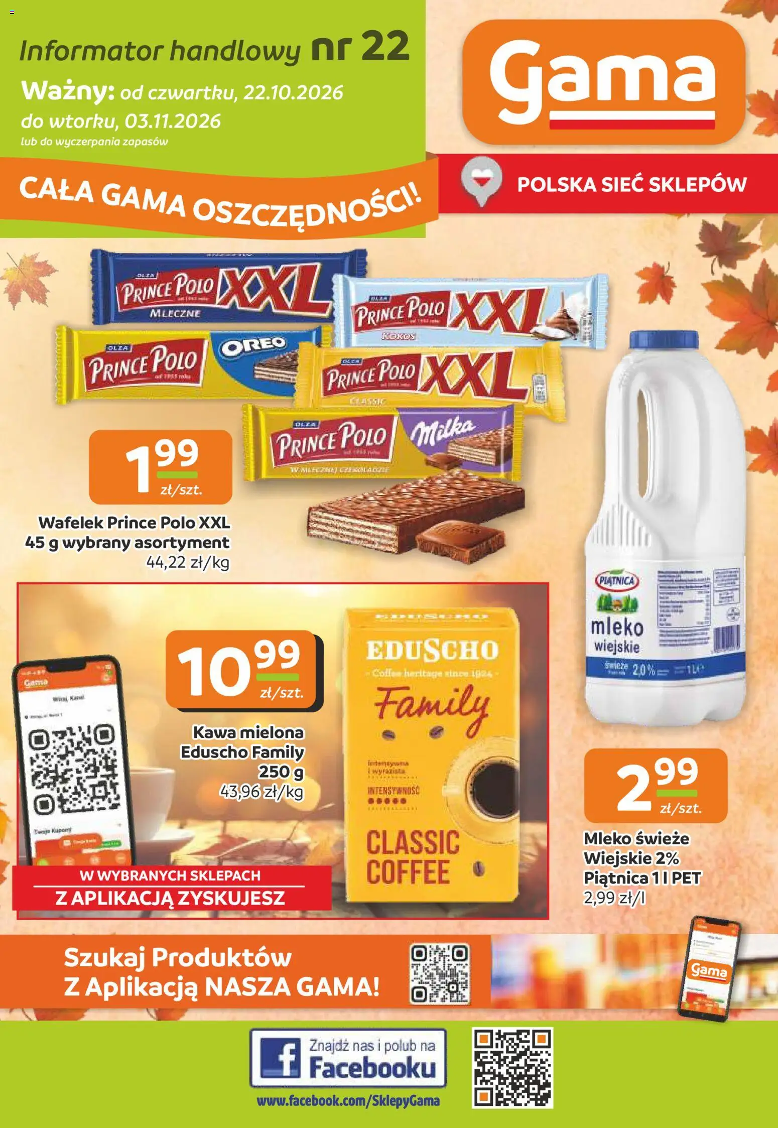 Gama gazetka - strona 1- ważny od 22.10.2026