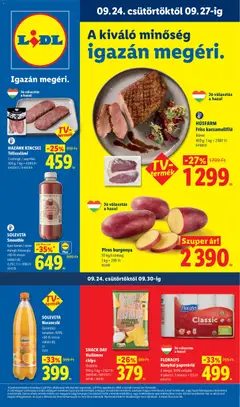 Előnézet Lidl akciós újság érvényes 2026.09.24.-tól