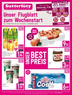 Vorschau Sutterlüty Flugblatt gültig ab 14.09.2026