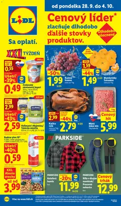 Lidl leták platný od 28.09.2026