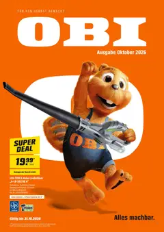 Vorschau Obi Prospekt gültig ab 01.10.2026