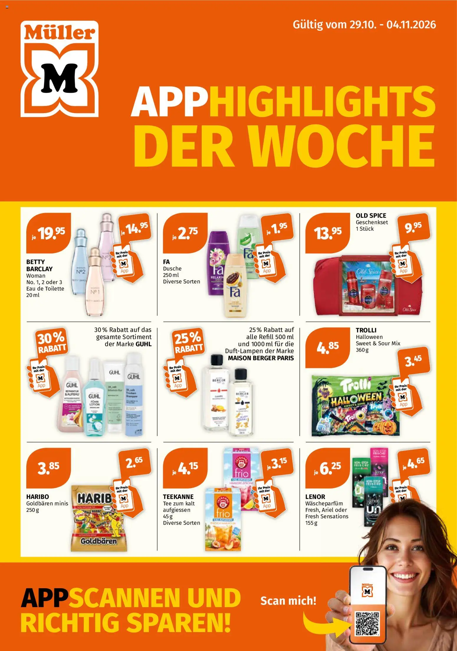 Müller aktionen App Highlights der Woche - Seite 1- gültig ab 29.10.2026