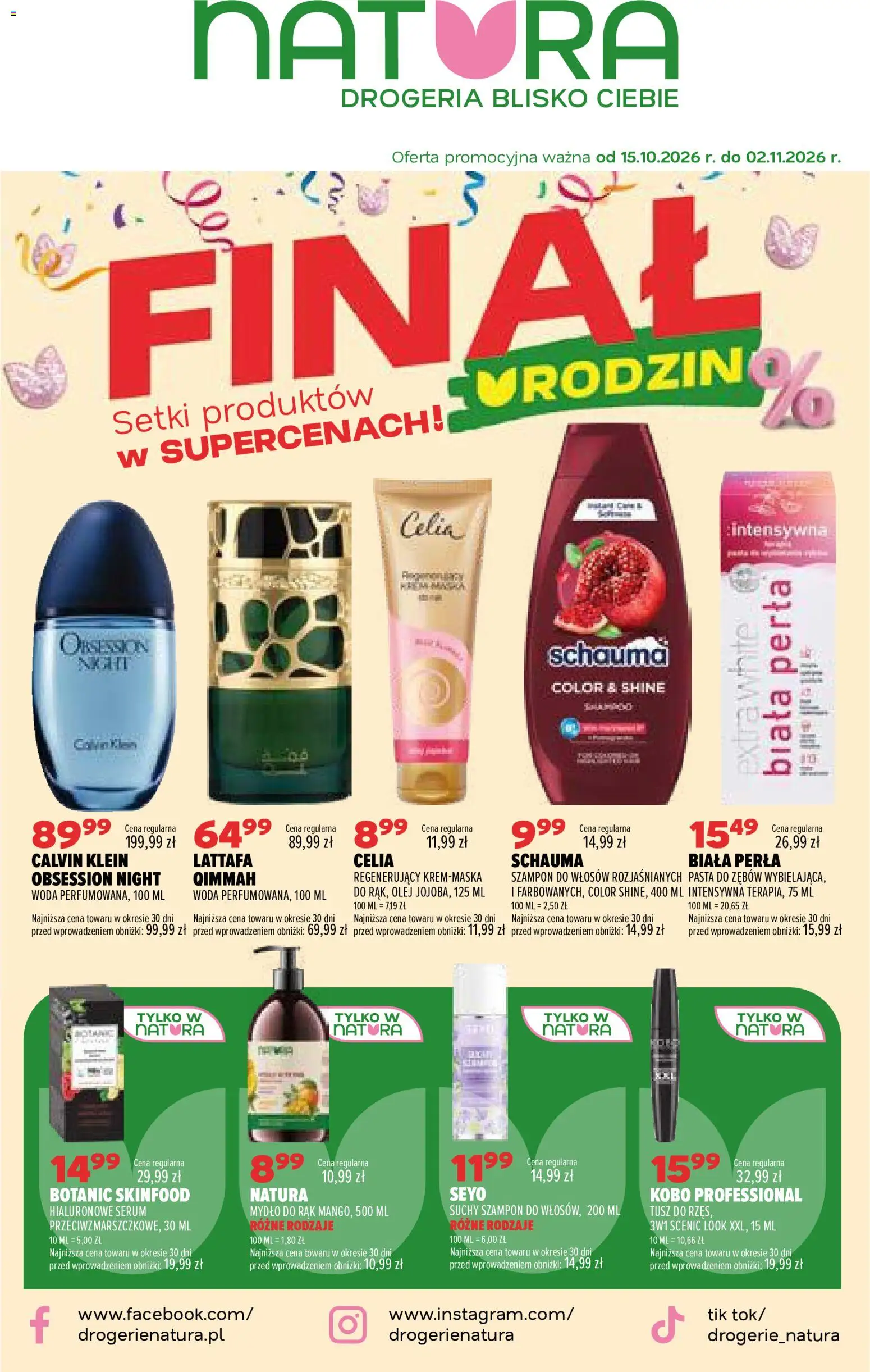 Drogerie Natura Black Friday - strona 1- ważny od 15.10.2026