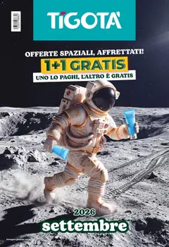 Anteprima Tigotà volantino valida dal 01/09/2026