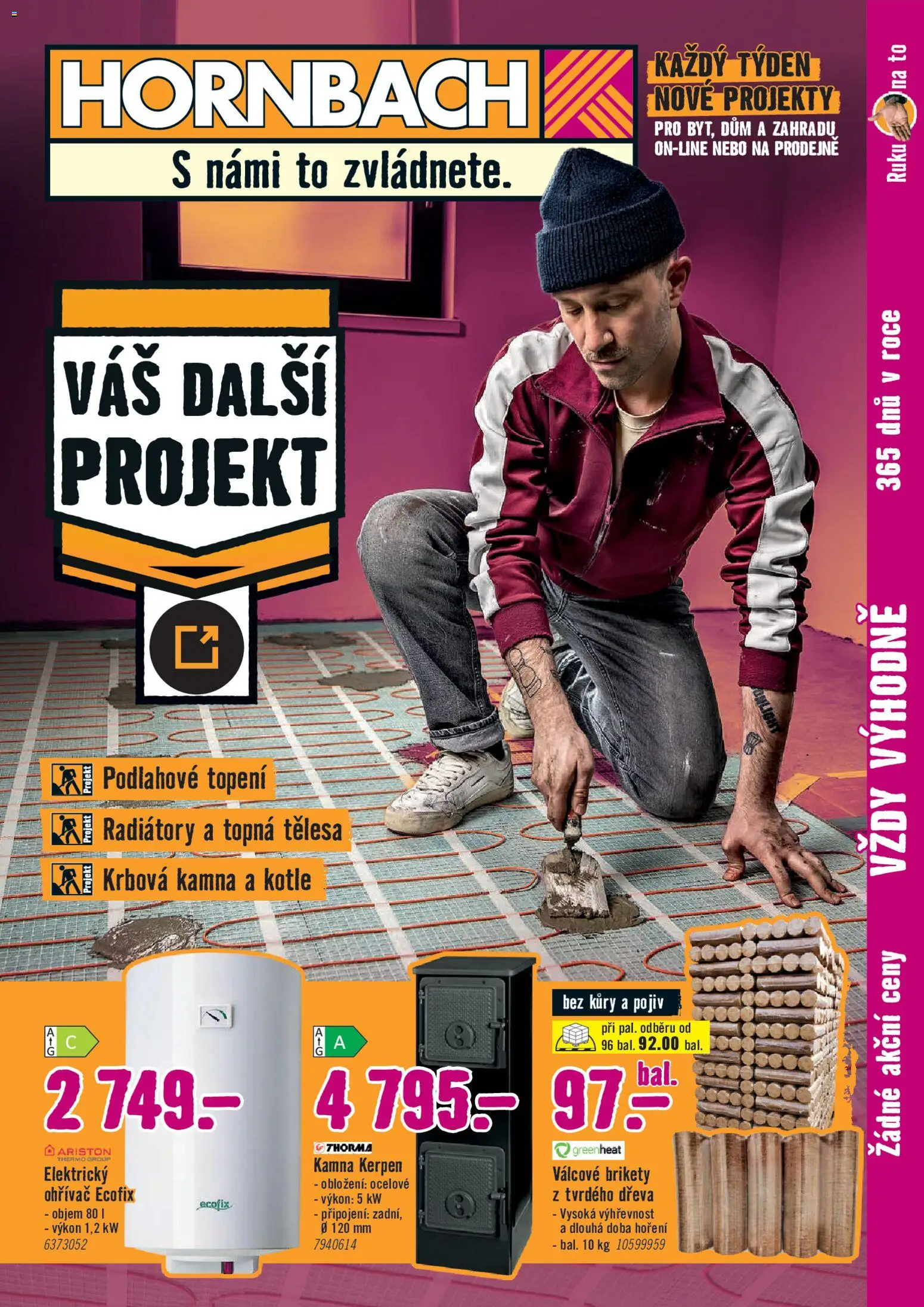 HORNBACH leták - Vytápění - strana 1- platný od 16.09.2026