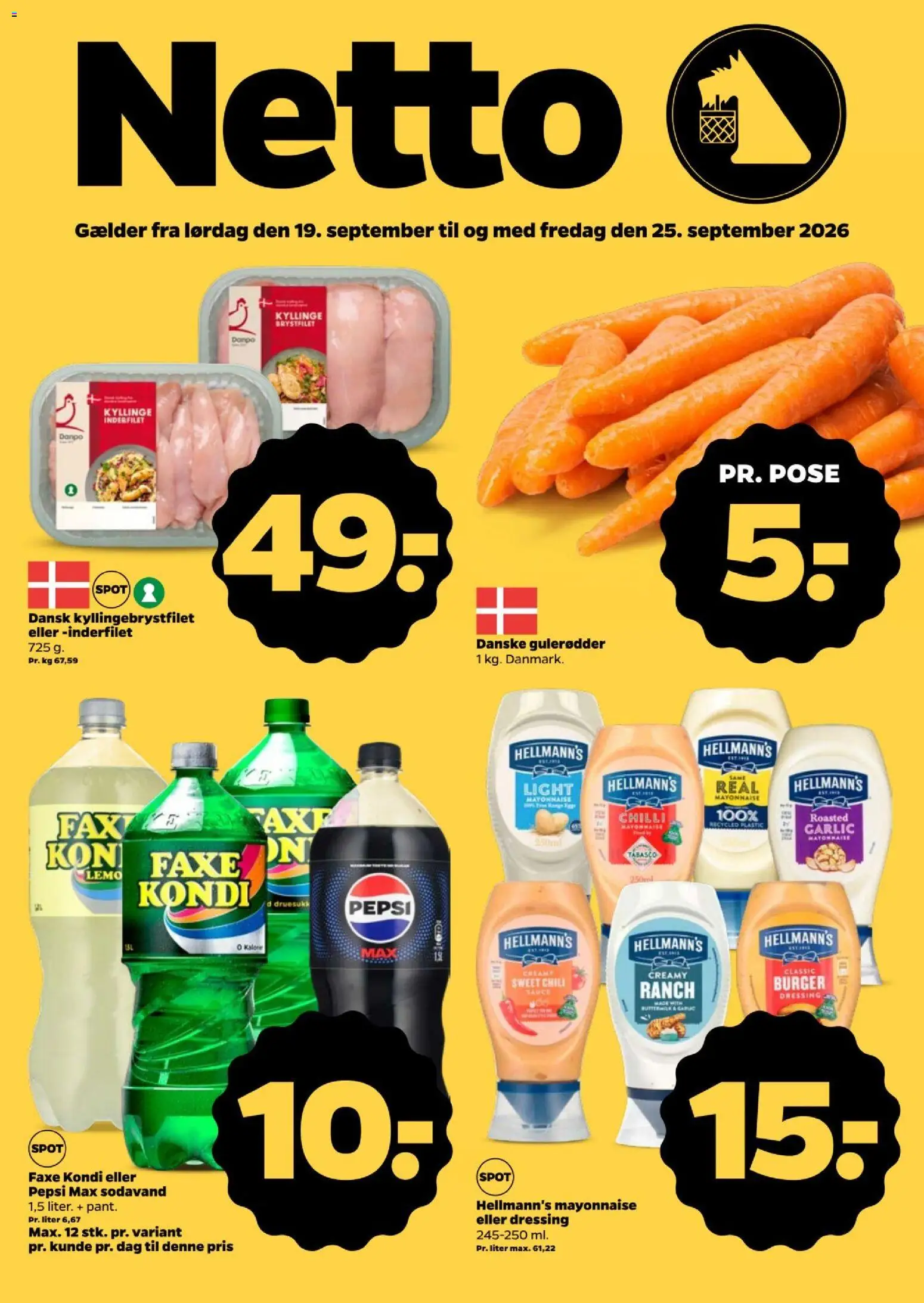 Netto - Tilbudsavis uge 39 - side 1- gyldig fra 19/09/2026