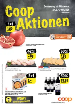 Vorschau Coop aktionen gültig ab 24.09.2026