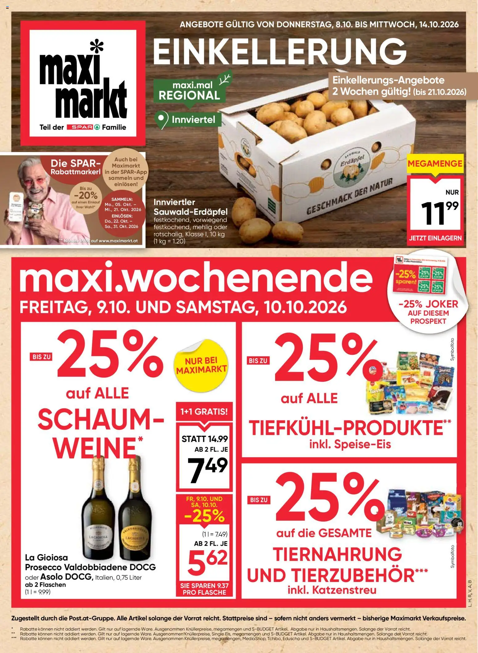 Maximarkt Flugblatt - Seite 1- gültig ab 08.10.2026