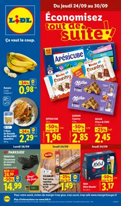 Aperçu LIDL catalogue valable à partir du 24/09/2026