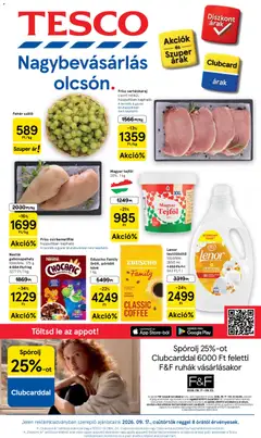 Előnézet Tesco aktuális akciós újság érvényes 2026.09.17.-tól
