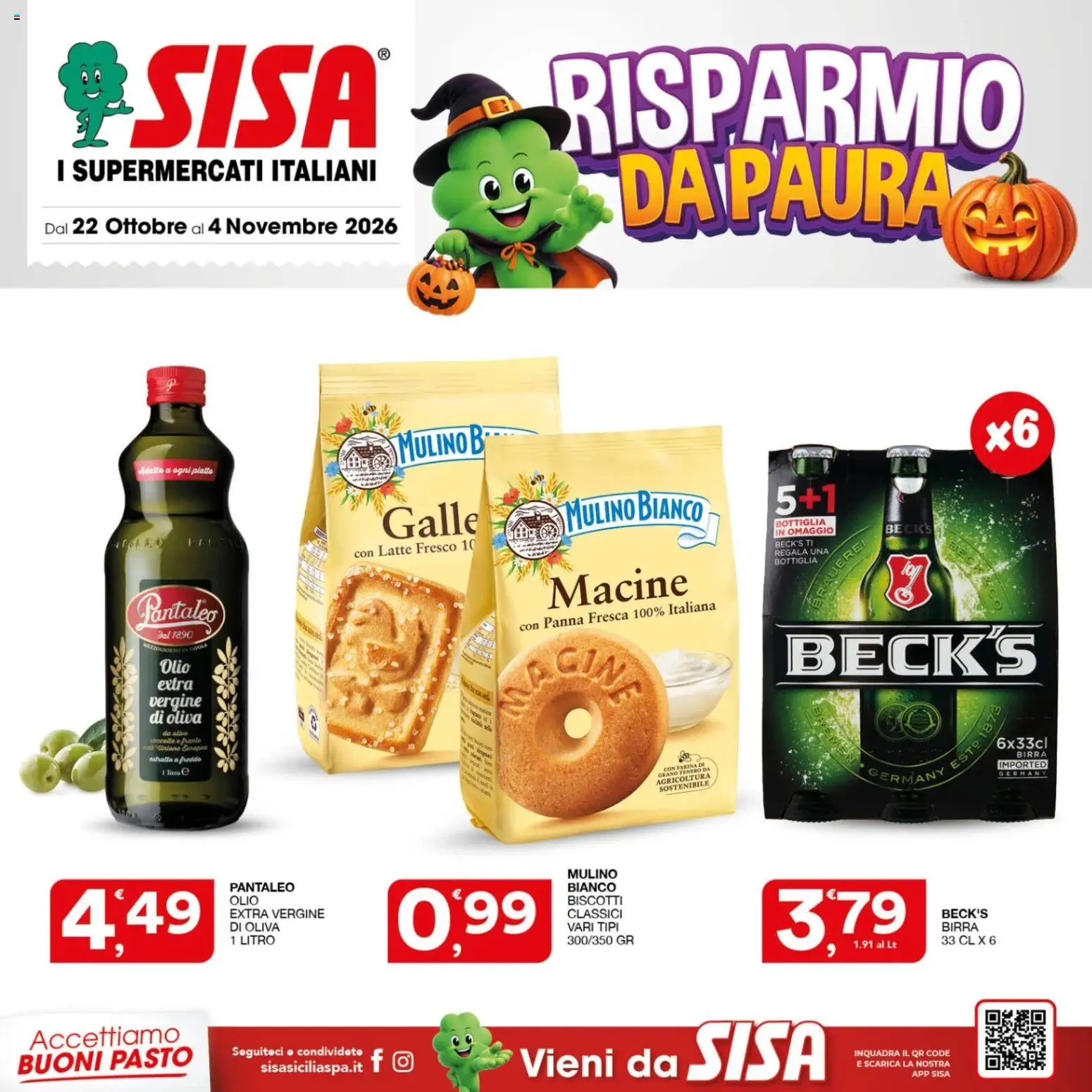 SISA volantino - pagina 1 - valido dal 22/10/2026