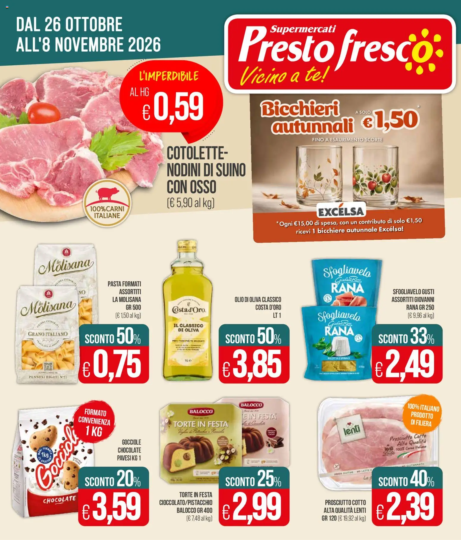 Presto Fresco volantino - pagina 1 - valido dal 26/10/2026