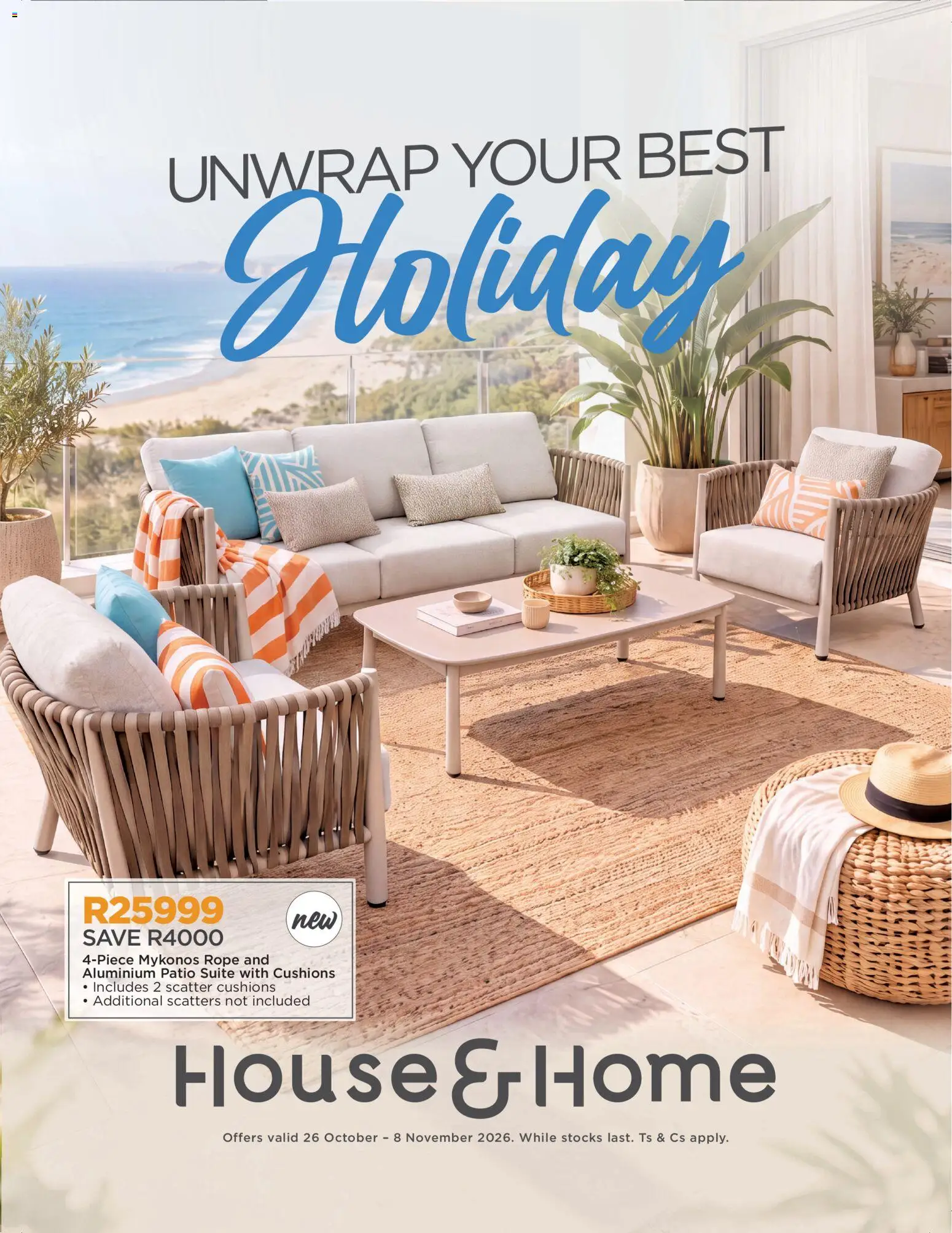 House and Home Specials - page 1- valid from 26/10/2026