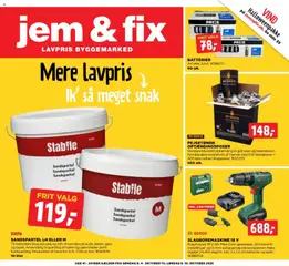 Forhåndsvisning Jem & fix - Tibudsavis uge 41 gyldig fra 04/10/2026