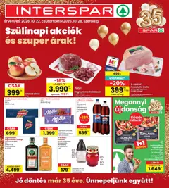 Előnézet Interspar akciós újság érvényes 2026.10.22.-tól
