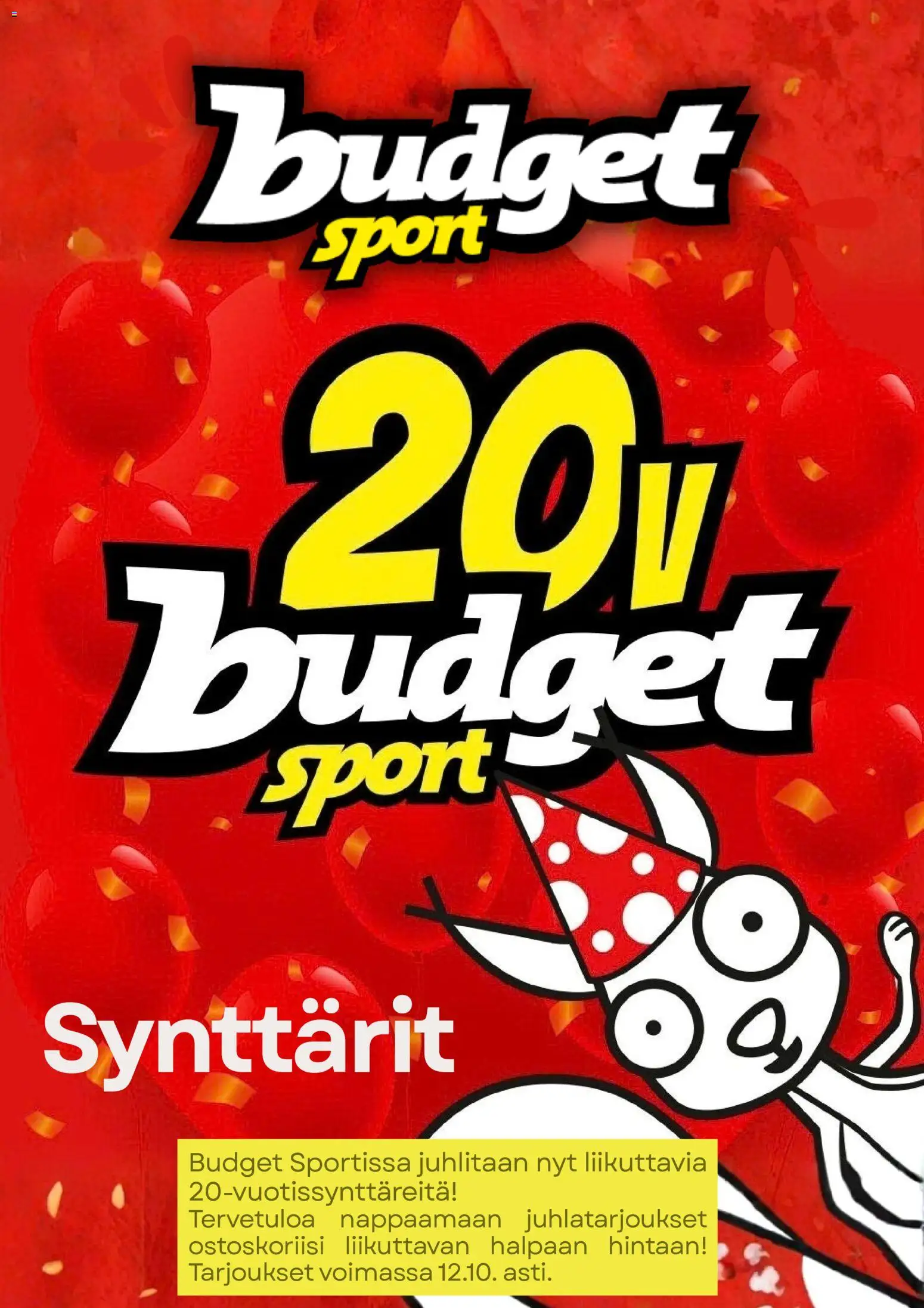 Budget Sport tarjoukset - sivu 1- voimassa alkaen 06/10/2026