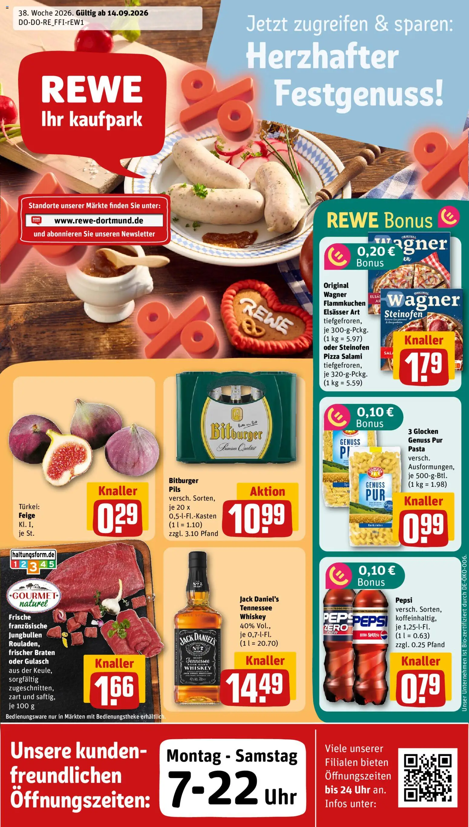 Rewe ihr Kaufpark Prospekt - Seite 1 - gültig ab 14.09.2026