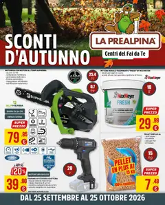 Anteprima La Prealpina volantino valida dal 25/09/2026