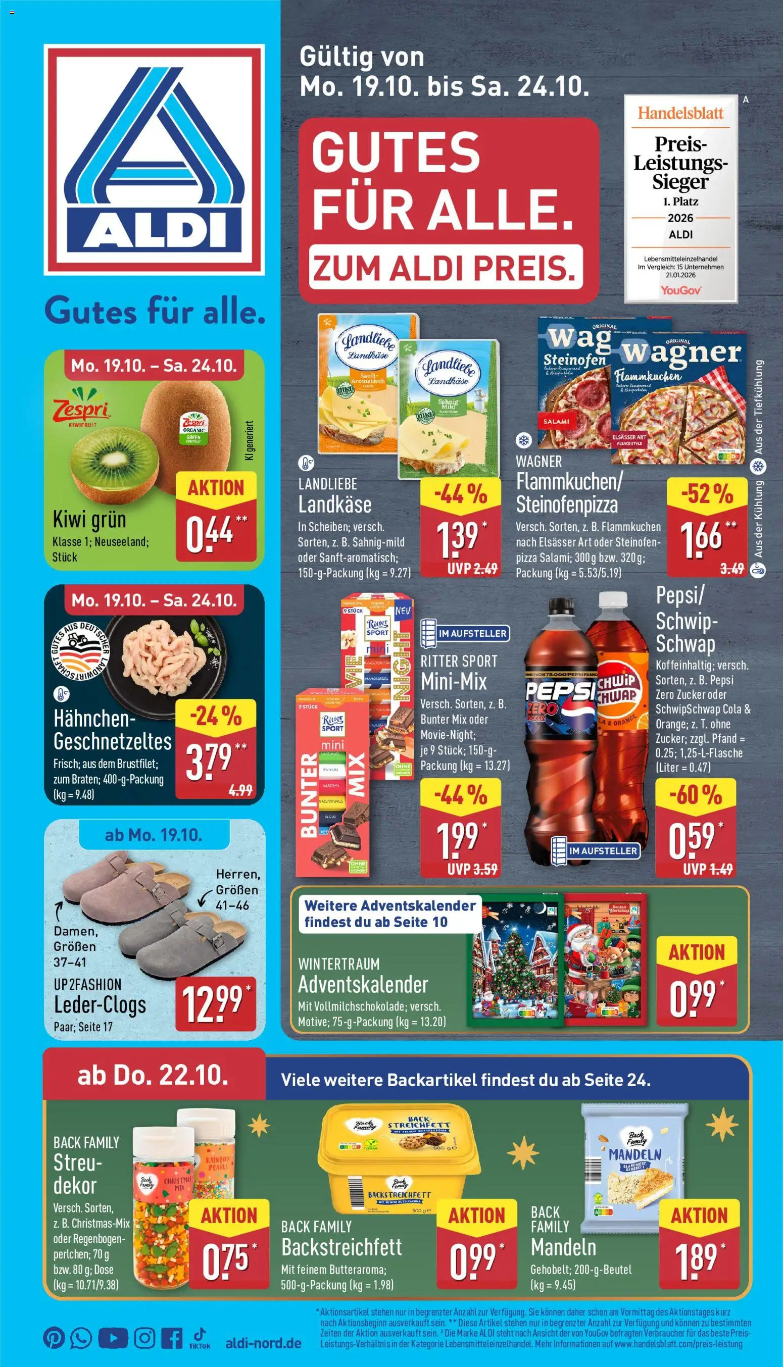 Aldi Prospekt - Seite 1 - gültig ab 19.10.2026
