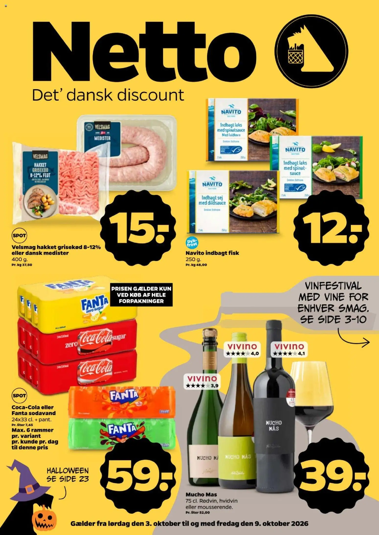 Netto - Tilbudsavis uge 41 - side 1- gyldig fra 03/10/2026
