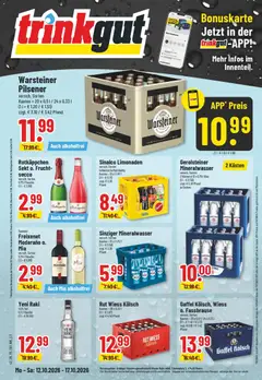 Vorschau Trinkgut Prospekt gültig ab 12.10.2026