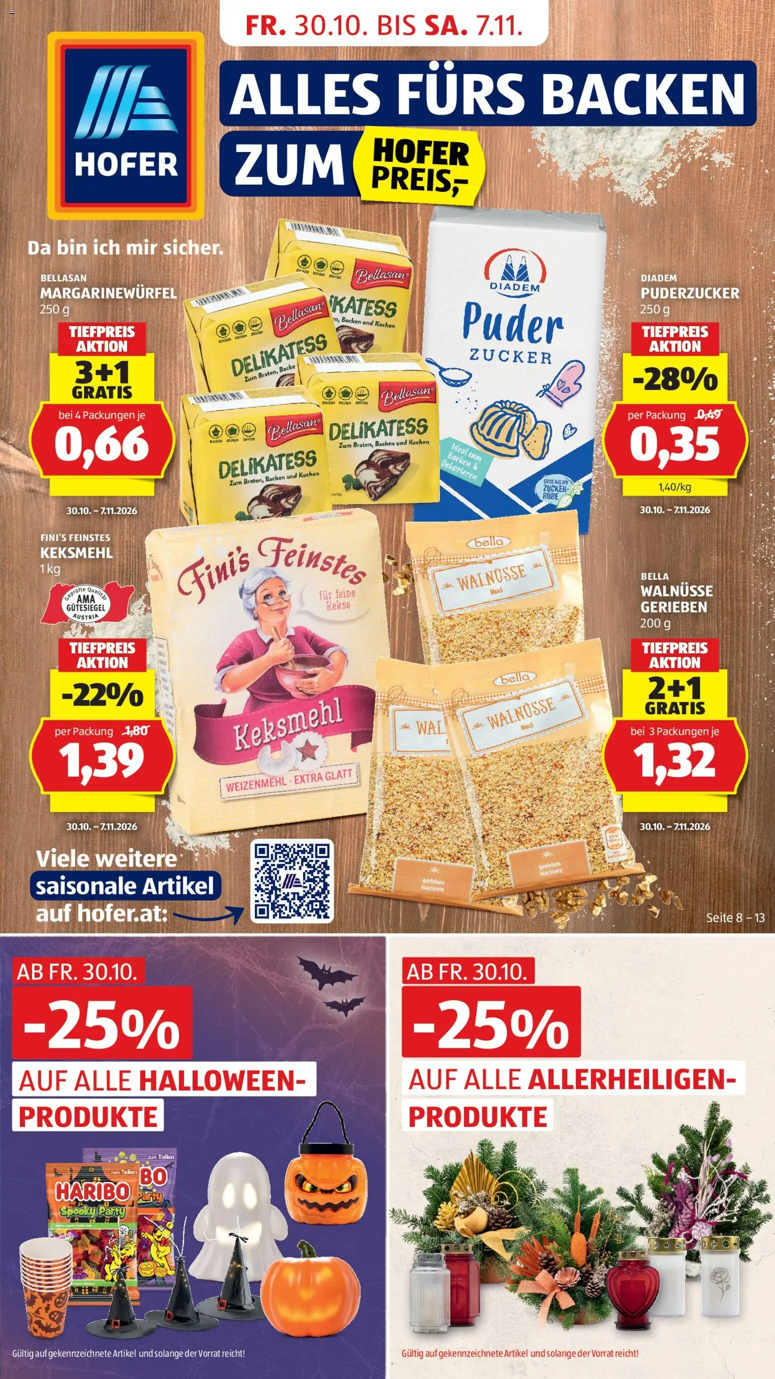 Hofer Flugblatt - Seite 1- gültig ab 30.10.2026