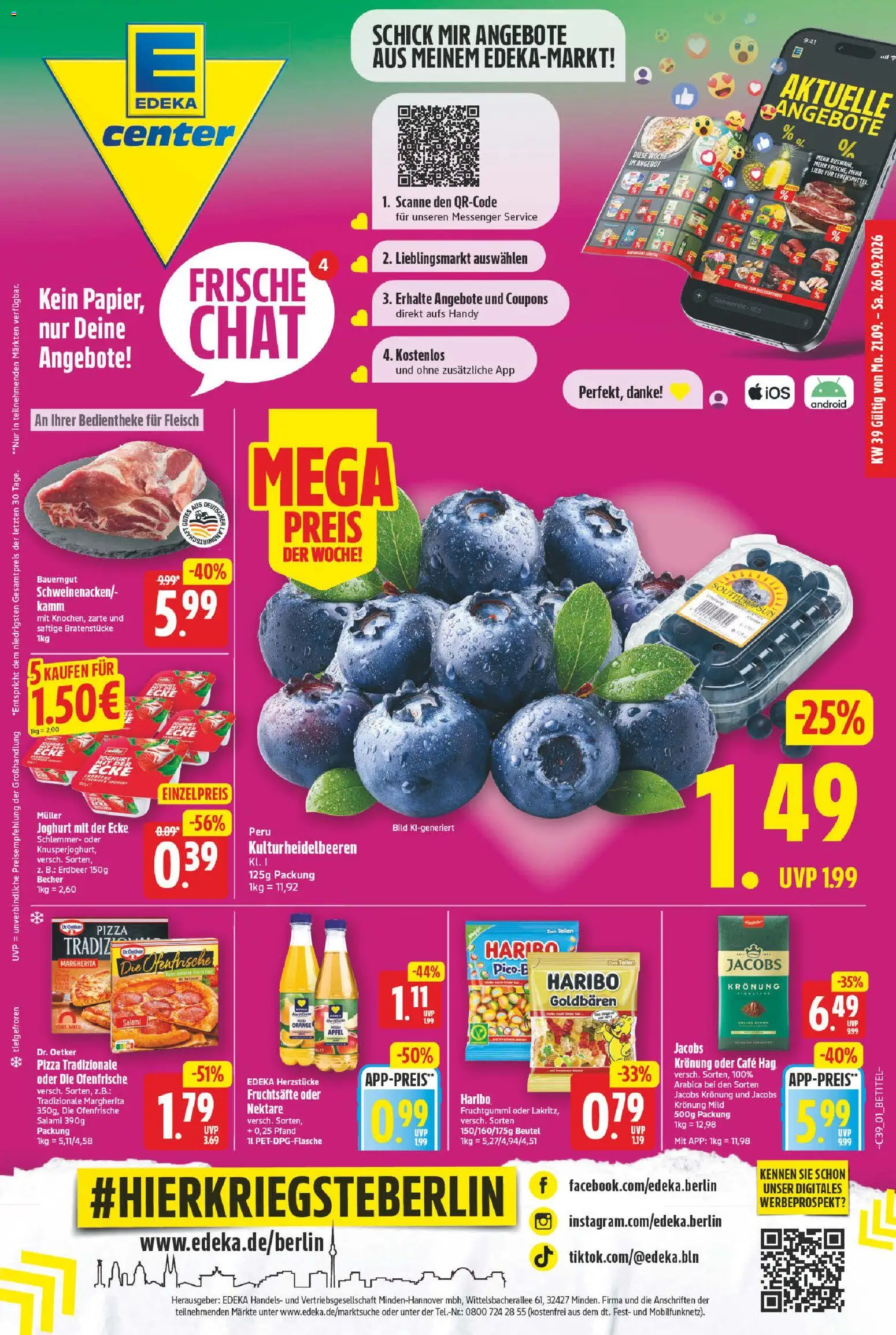 E center Prospekt - Seite 1 - gültig ab 21.09.2026