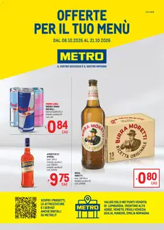 Anteprima Metro volantino valida dal 08/10/2026