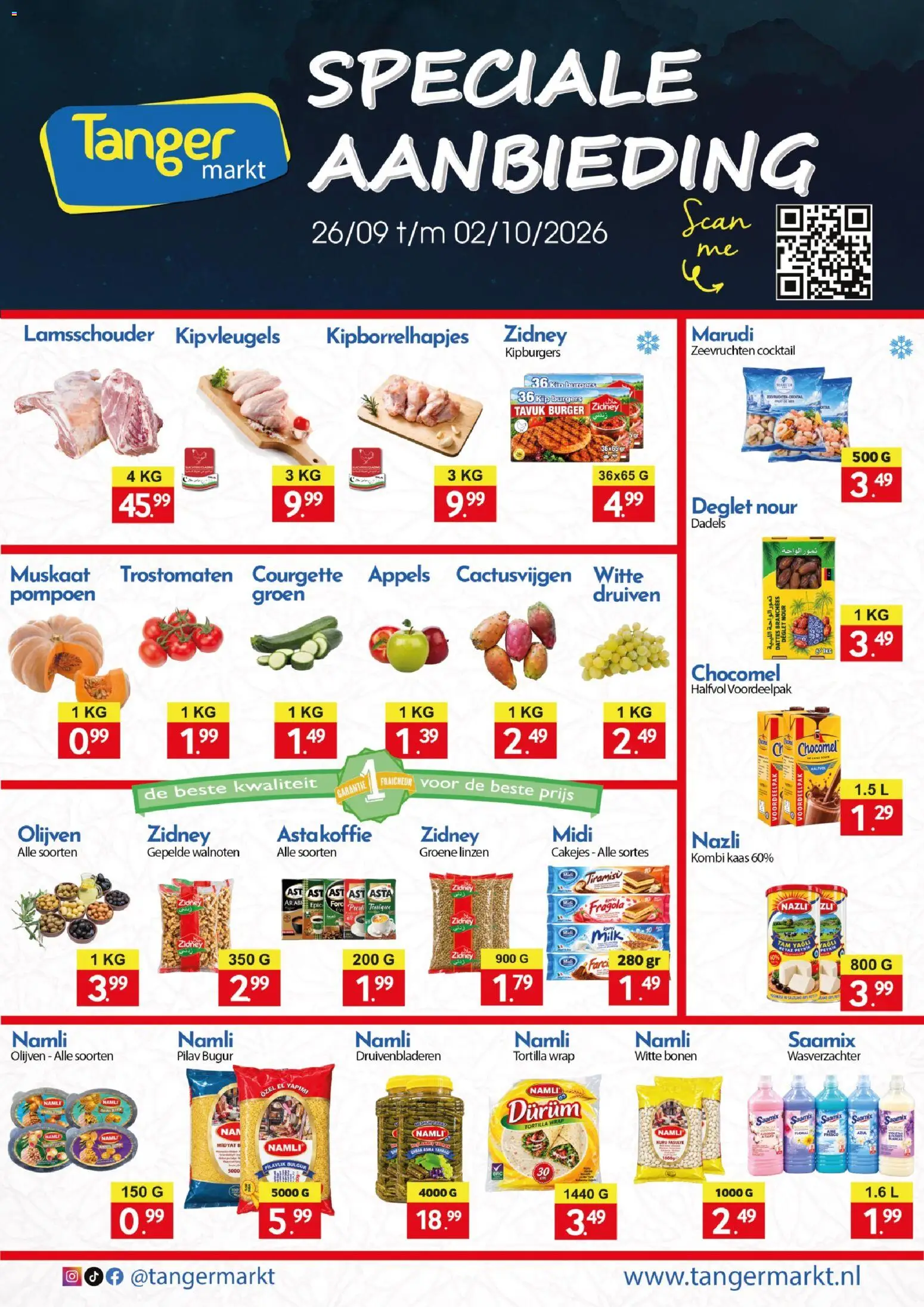 Tanger Markt folder - page 1- valid from 26-09-2026