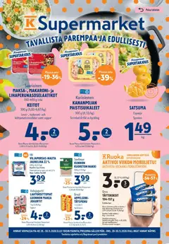 Esikatselu K-Supermarket tarjoukset voimassa alkaen 28/09/2026