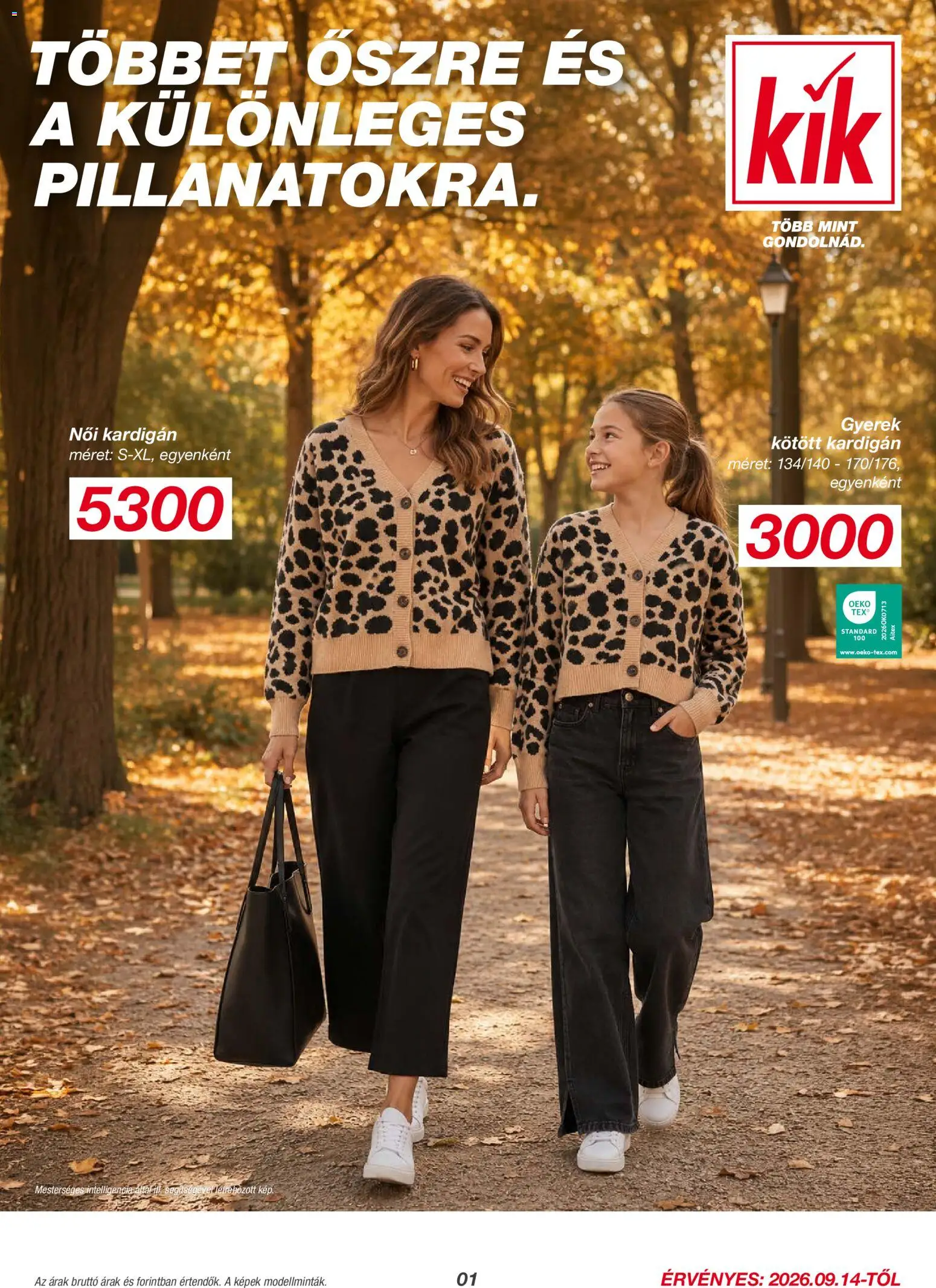 Kik akciós újság - 1oldal - érvényes 2026.09.14.-tól