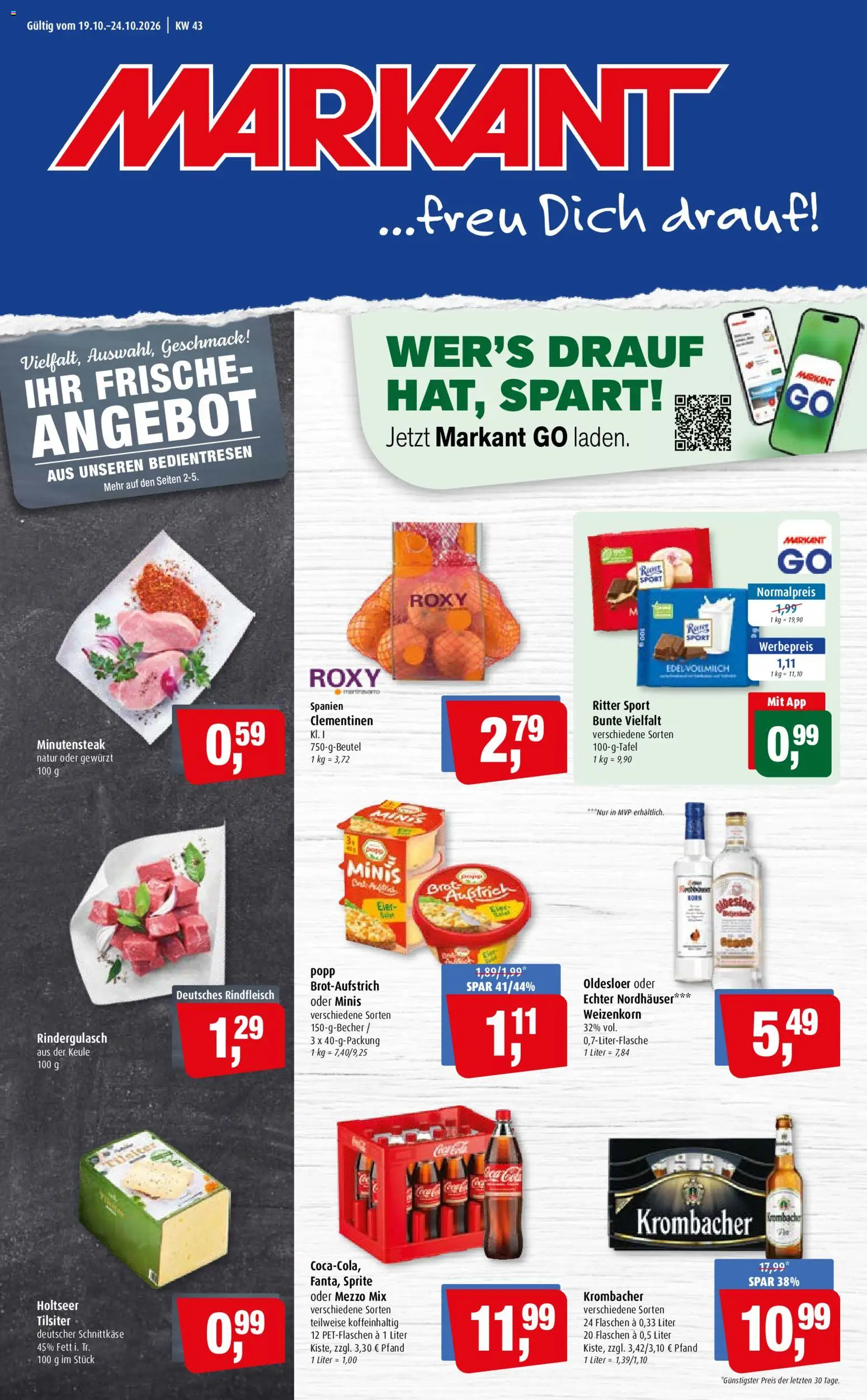Markant Prospekt - Seite 1 - gültig ab 19.10.2026