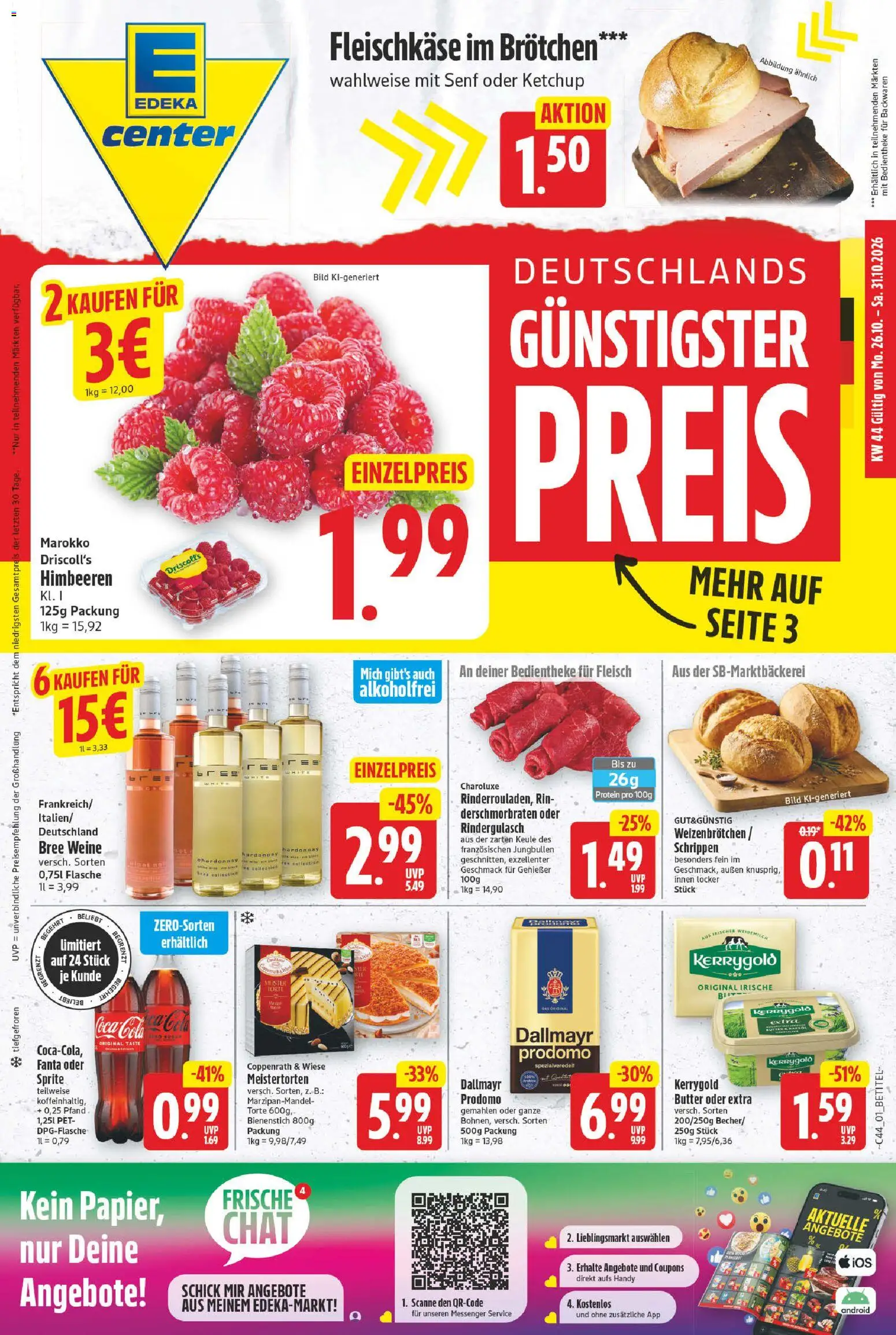E center Prospekt - Seite 1 - gültig ab 26.10.2026