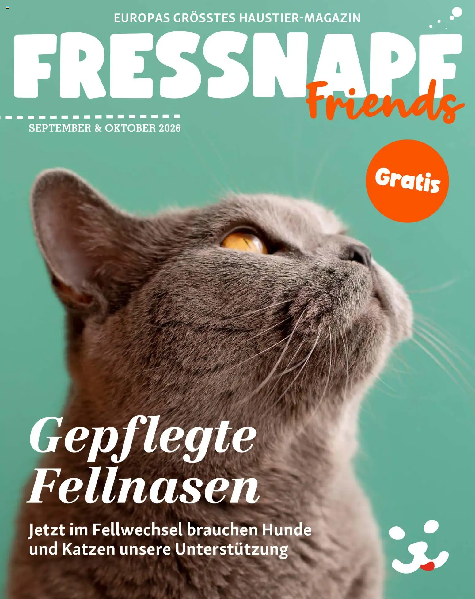 Fressnapf Friends Magazin - Seite 1 - gültig ab 01.09.2026