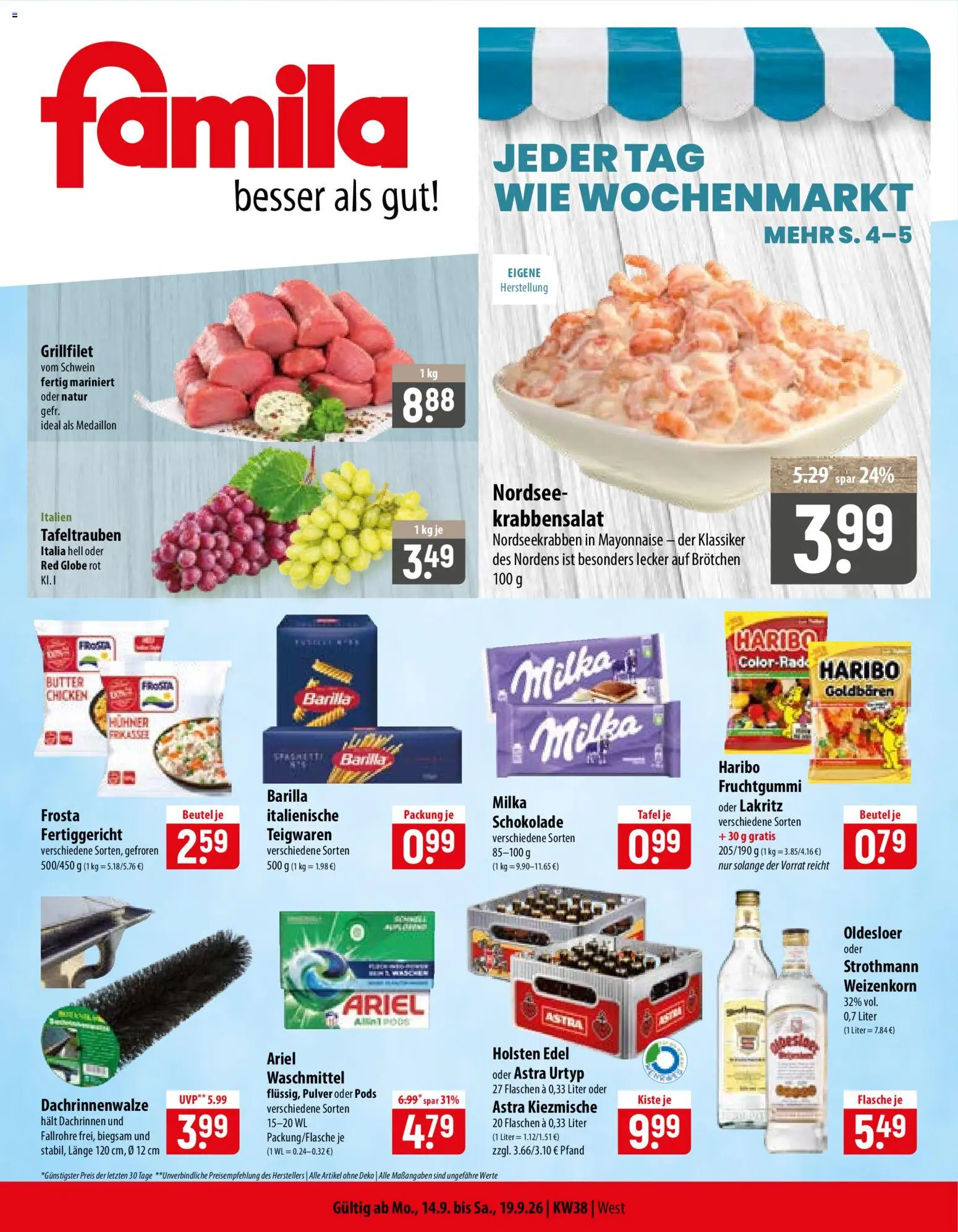 Famila Prospekt - Seite 1 - gültig ab 14.09.2026