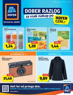 Hofer SI katalog od 23.09.2026