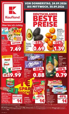 Vorschau Kaufland Prospekt gültig ab 24.09.2026