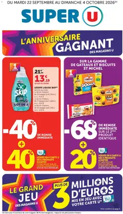 Aperçu Super U catalogue valable à partir du 22/09/2026